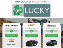 Tablet Screenshot of doyleauto.com